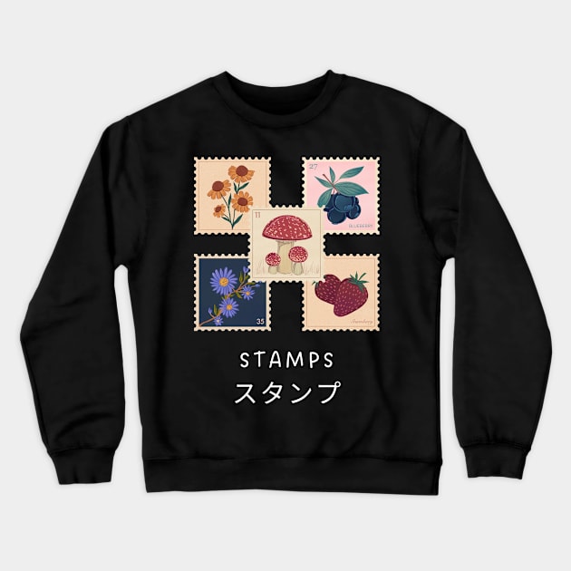 Stamps Crewneck Sweatshirt by mysr